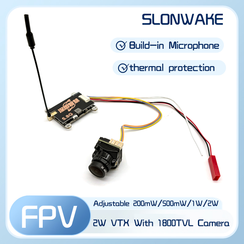 Fpv Drone Quadcopter - SLONWAKE 5.8G 56CH 2W Sender VTX