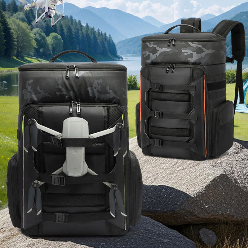 Fpv Drone Bag - UAV-Drohnen-Kletterrucksack Großer Fotografie-Kamera-Sport-Outdoor-Rucksack Trocken-Nass-Trennung Tragbarer Business-Laptop-Gepäckrucksack
