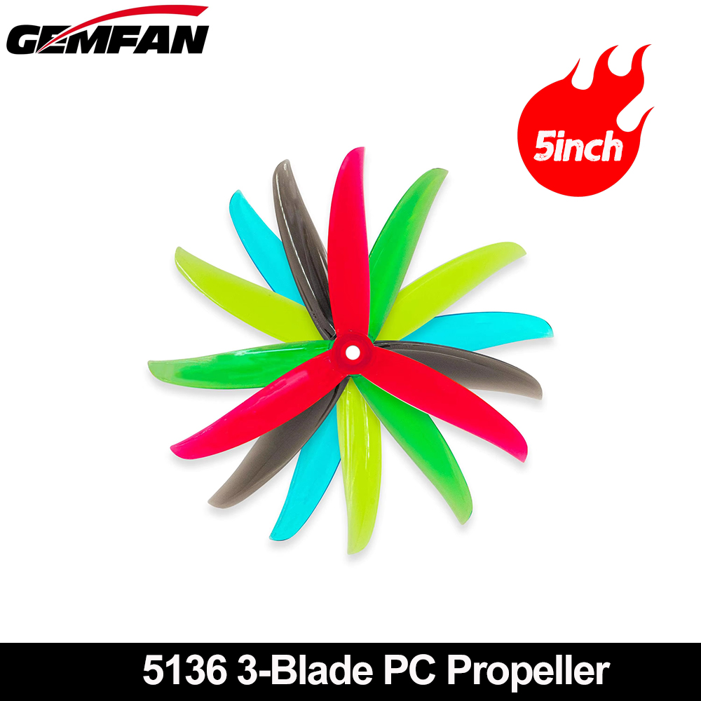 Gemfan VANOVER 5136 3-Blatt-PC – Fpv Drone Propeller Bewertung und Preis